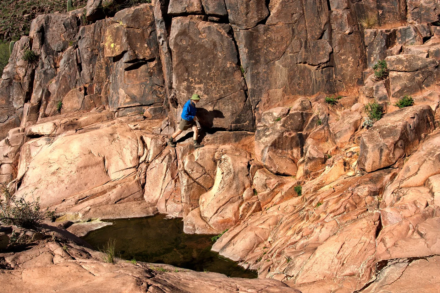 Arizona desert trail, illustrative experience photography